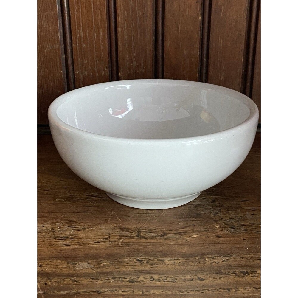 Vintage Shenango China Restaurant Ware Bowl White Heavy Chili Soup New Castle PA